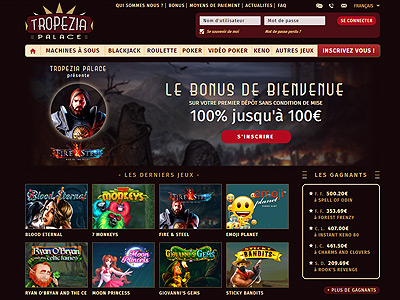 Tropezia Palace acceuil